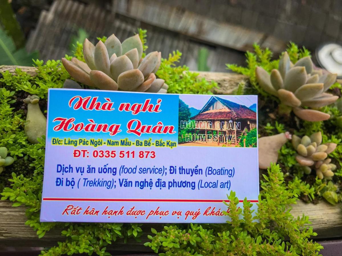 Hoang Quan Homestay Ba Be Exteriér fotografie